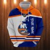 NHL New York Islanders Custom Name Number Mix Jersey Pullover Hoodie