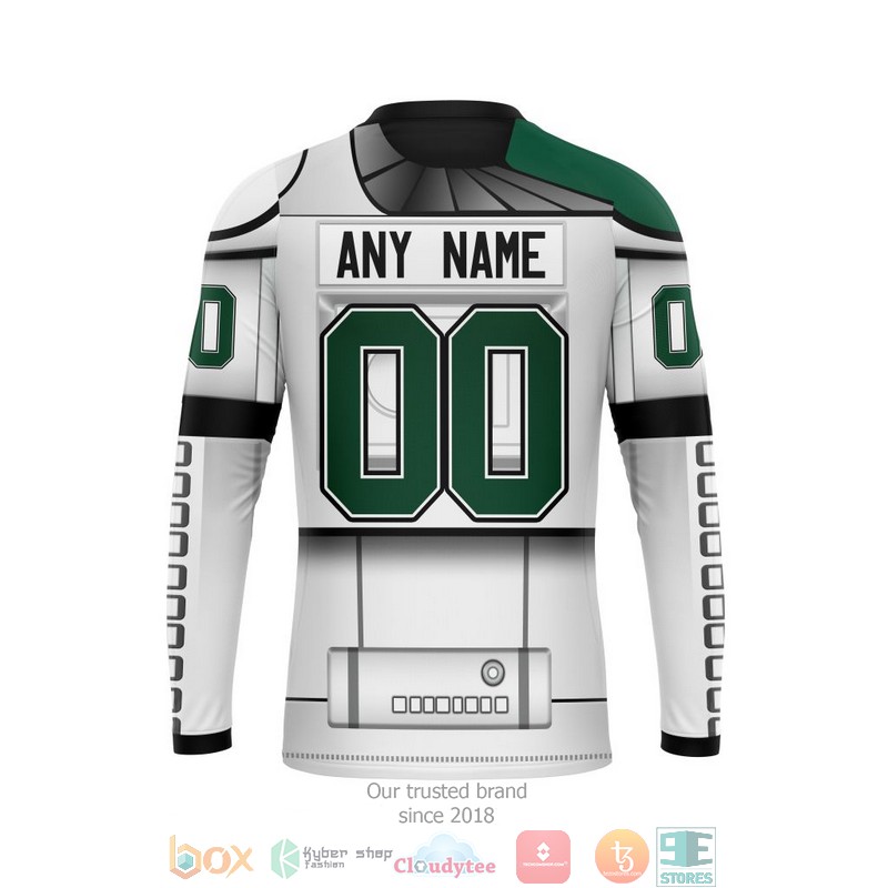 NHL Minnesota Wild Custom Name Number Star Wars Sweatshirt