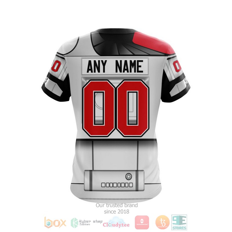 NHL Ottawa Senators Custom Name Number Star Wars T-Shirt NHL Ottawa Senators Custom Name Number Star Wars T-Shirt