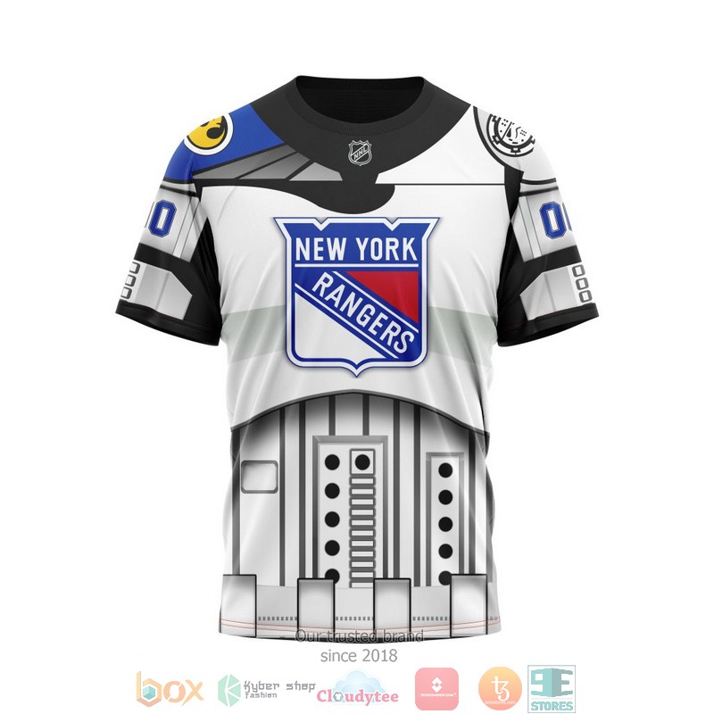 NHL New York Rangers Custom Name Number Star Wars T-Shirt