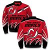 NHL New Jersey Devils Red Bomber Jacket