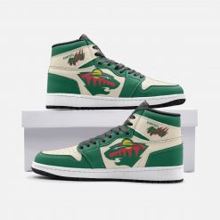 NHL Minnesota Wild Air Jordan 1 High Sneakers