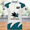 NHL San Jose Sharks White Polo Shirt