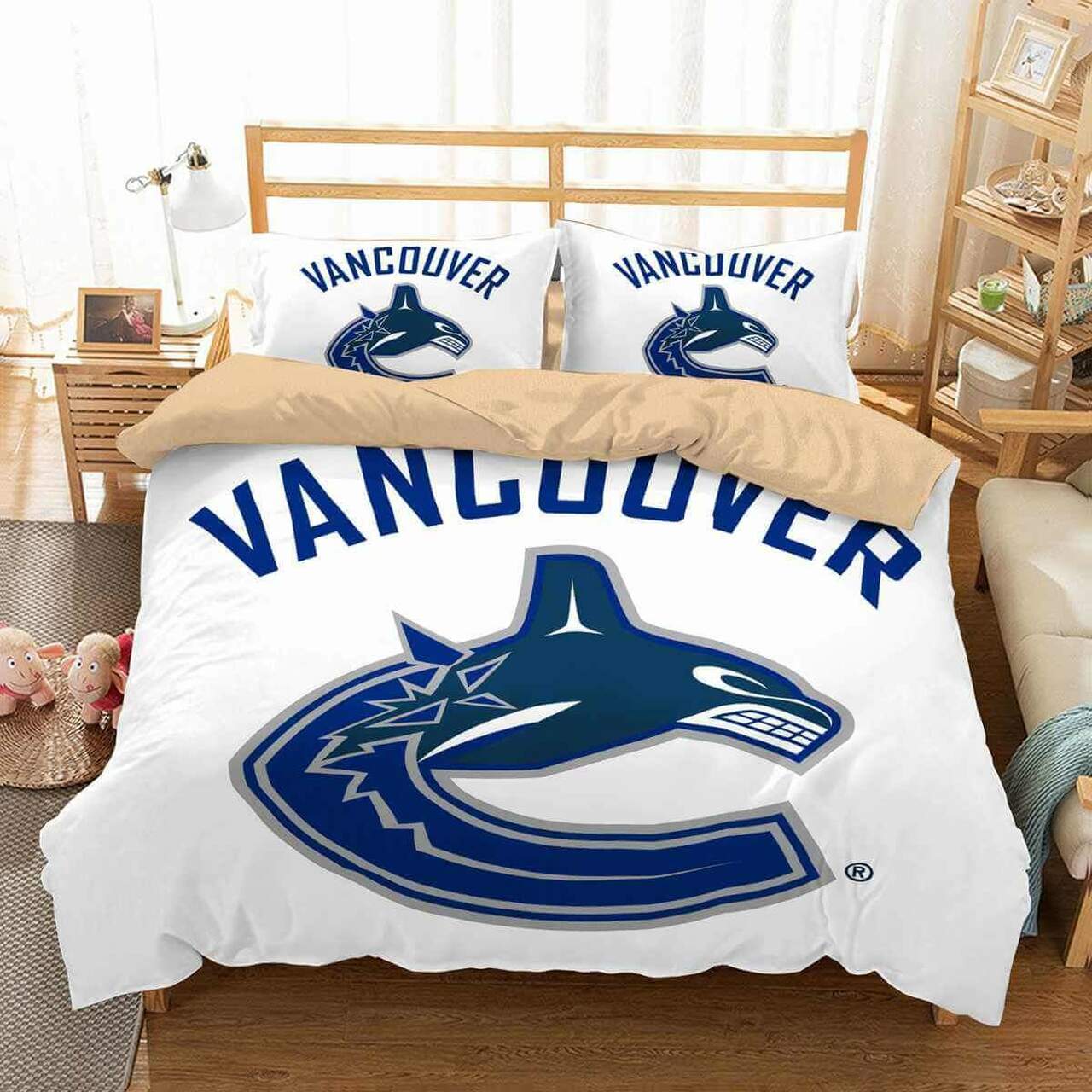 NHL Vancouver Canucks Bedding Set V1 NHL Vancouver Canucks Bedding Set V1