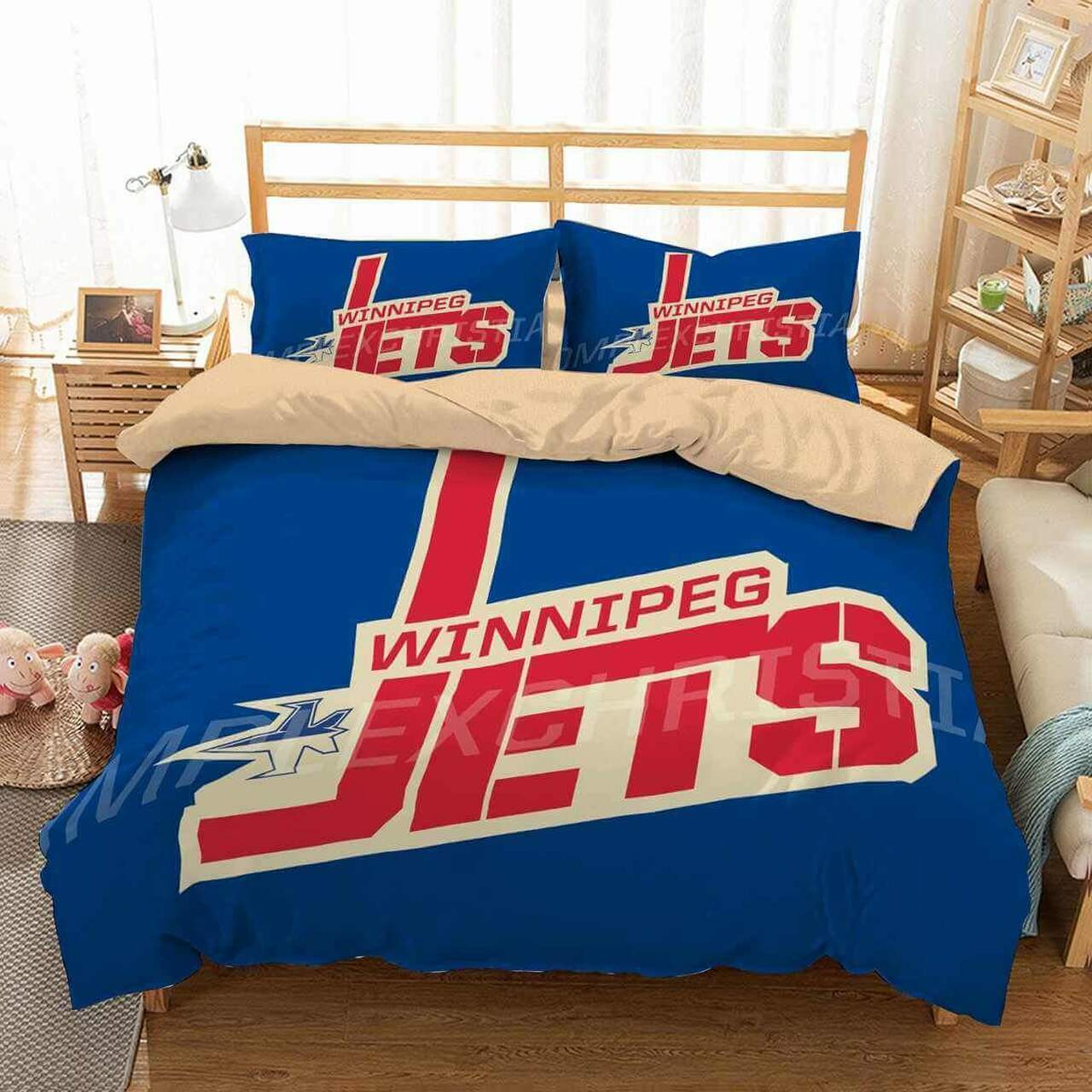 NHL Winnipeg Jets Bedding Set V1