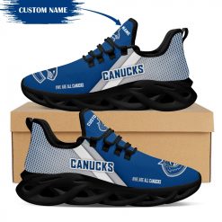 Alternative view of NHL Vancouver Canucks Custom Name Max Soul Shoes V2