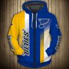 NHL St. Louis Blues Cool Design Zip Up Hoodie