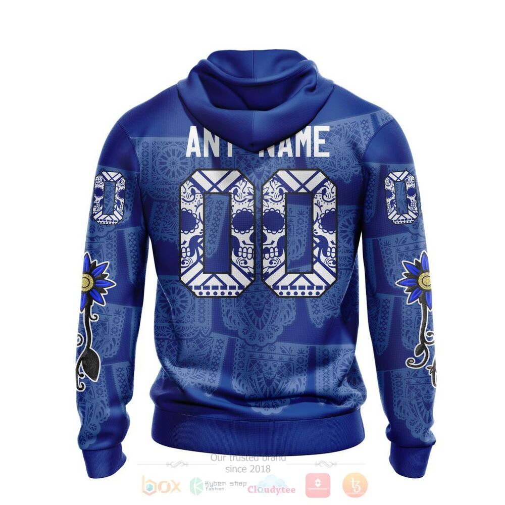 NHL St. Louis Blues Custom Name Number Specialized Heritage Kits Zip Up Hoodie