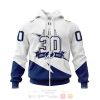 NHL Tampa Bay Lightning Custom Name Number 30 Years Anniversary 2022 Zip Up Hoodie