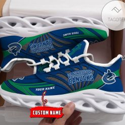 NHL Vancouver Canucks Custom Name Max Soul Shoes V1
