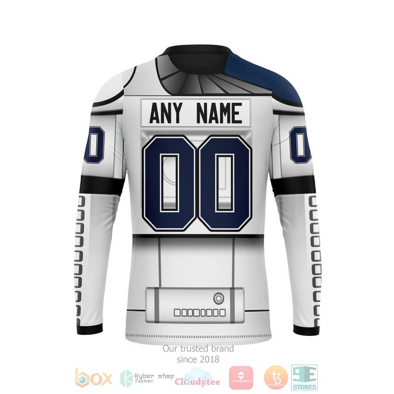 NHL Winnipeg Jets Custom Name Number Star Wars Sweatshirt NHL Winnipeg Jets Custom Name Number Star Wars Sweatshirt