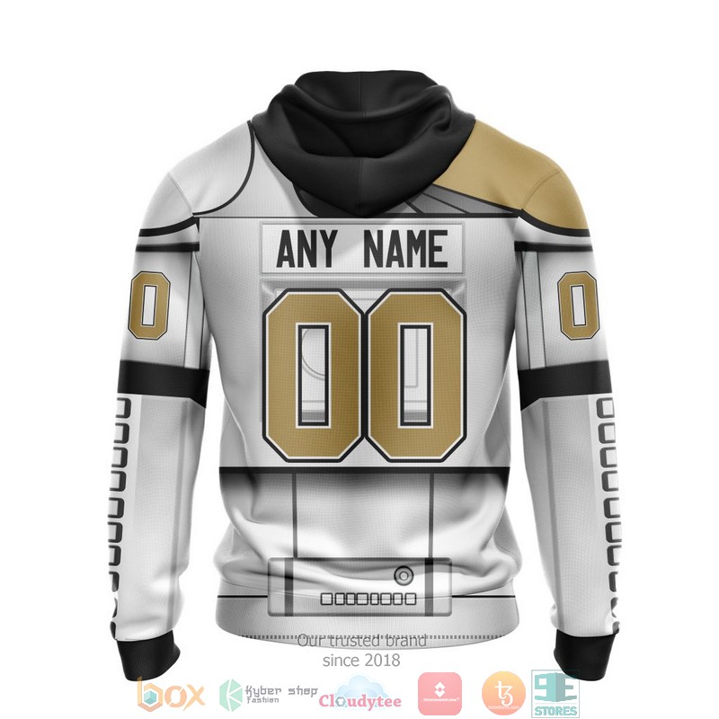 NHL Vegas Golden Knights Custom Name Number Star Wars Zip Up Hoodie NHL Vegas Golden Knights Custom Name Number Star Wars Zip Up Hoodie
