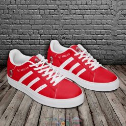 Alternative view of AC Milan Red White Line Stan Smith Shoes