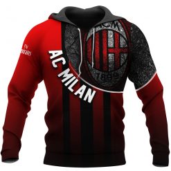 Alternative view of AC Milan 1899 Rossoneri Right Pullover Hoodie