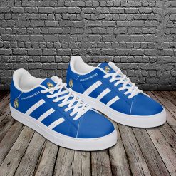 Alternative view of Real Madrid Blue White Stripes Stan Smith Shoes