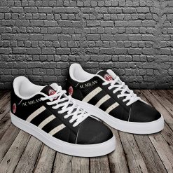 Alternative view of AC Milan Black Cream Line Stan Smith Shoes