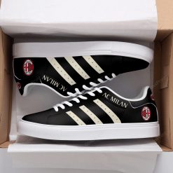 AC Milan Black Cream Line Stan Smith Shoes