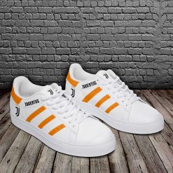 Alternative view of Juventus FC White Orange Stan Smith Shoes