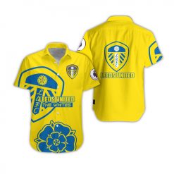 Leeds United Yellow Hawaiian Shirt