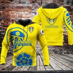 Leeds United Yellow Pullover Hoodie