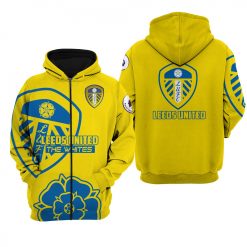 Leeds United Yellow Zip Up Hoodie