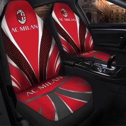 AC Milan Red Car Seat Covers