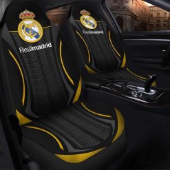 Alternative view of Real Madrid Black Yellow Car Seat Covers