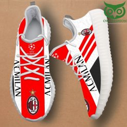 AC Milan White Designed Reze Sneakers