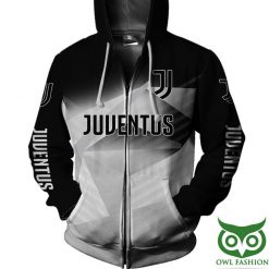 Juventus FC Black Hawaiian Zip Up Hoodie