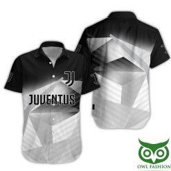 Juventus FC Black Hawaiian Hawaiian Shirt