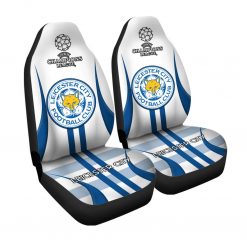 Alternative view of Leicester City FC White Champion League Car Seat Covers