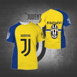 Juventus FC Bianconeri Yellow Blue T-Shirt