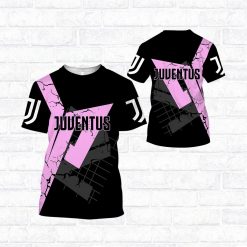 Juventus FC Black Pink T-Shirt