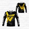 Juventus FC Black Yellow Zip Up Hoodie