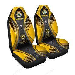 Alternative view of Real Madrid Yellow Black Champions League Car Seat Covers