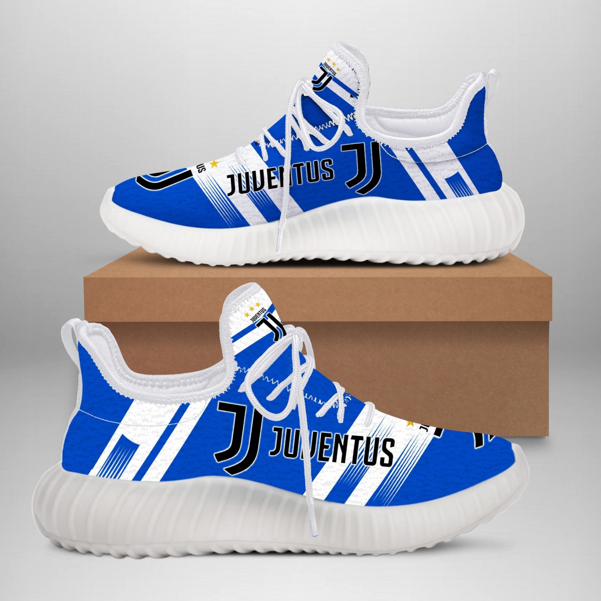 Juventus FC Blue White Reze Sneakers