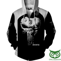 Juventus FC Skull Zip Up Hoodie