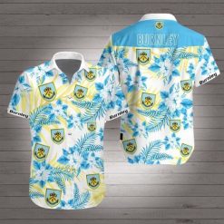 Burnley FC Flower Tropical Hawaiian Shirt