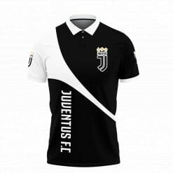 Alternative view of Juventus FC New Black White Polo Shirt