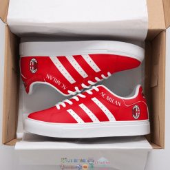 AC Milan Red White Line Stan Smith Shoes