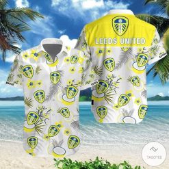 Leeds United Yellow Hawaiian Shirt