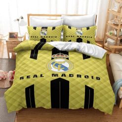 Real Madrid Yellow Black Bedding Set
