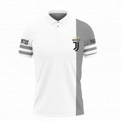 Alternative view of Juventus FC New White Grey Polo Shirt