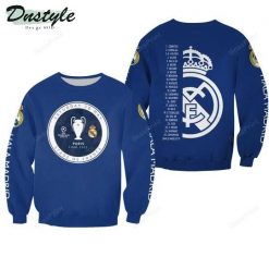 Real Madrid Blue Final Paris 2022 Sweatshirt