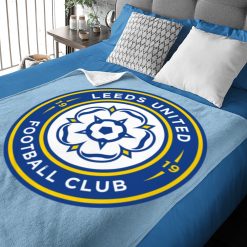 Leeds United Logo Fleece Blanket