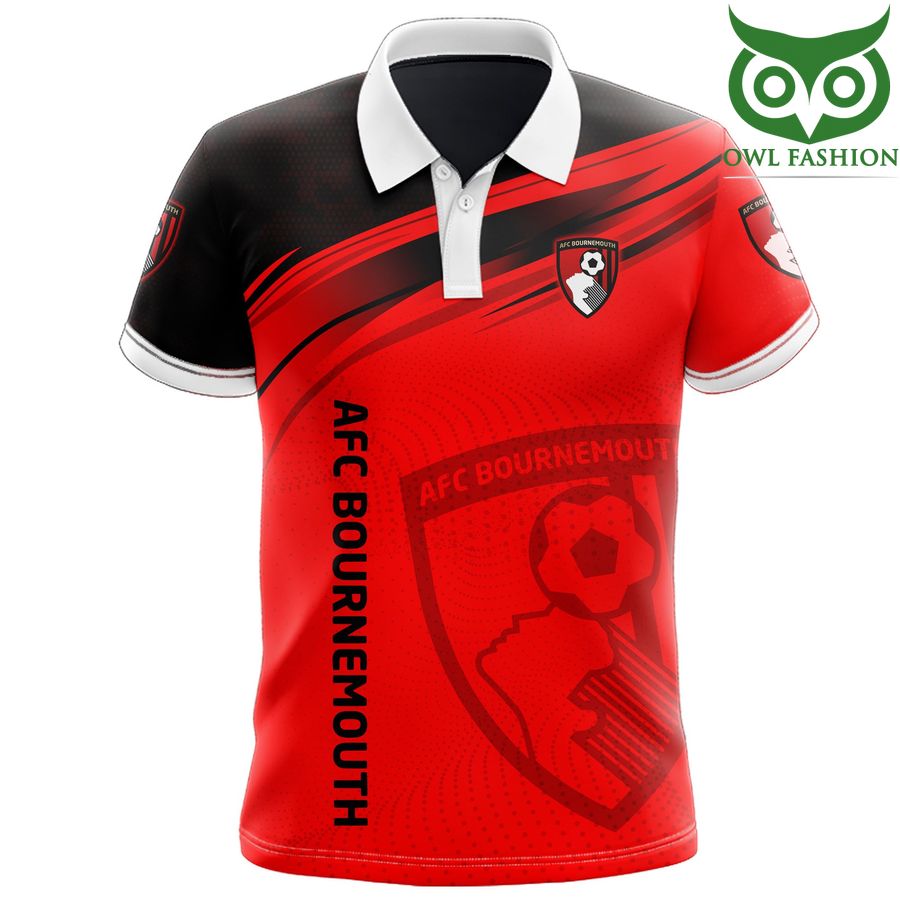 AFC Bournemouth Red Logo Polo Shirt