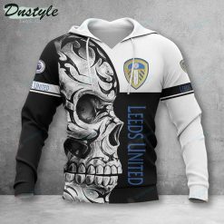 Leeds United Skull Pullover Hoodie