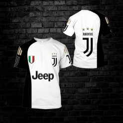 Juventus FC Jeep White Black T-Shirt