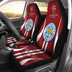 Leicester City FC Red Premier League LC Edition Car Seat Covers