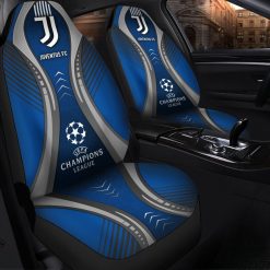 Juventus FC Champions Blue Car Seat Covers V2